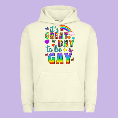 Western It's Great Day To Be Gay Urban Hoodie Designed By Bundleandbundleshop