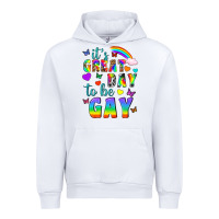 White Western It's Great Day To Be Gay Urban Hoodie - BundleAndBundleShop