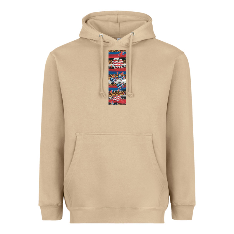 Usa Flag And Western Patterns  Penwraps 1 Heavyweight Hoodie by Artiststas | Teevron