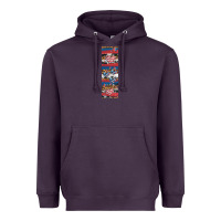 Plum usa flag and western patterns  penwraps 1 Heavyweight Hoodie - Artiststas