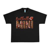 Black football mini with leopard Urban Heavy Tee - texasbilliewilder