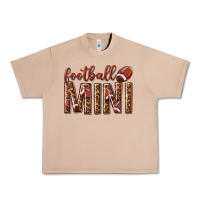 Burro football mini with leopard Urban Heavy Tee - texasbilliewilder