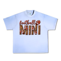 Grape Ice football mini with leopard Urban Heavy Tee - texasbilliewilder
