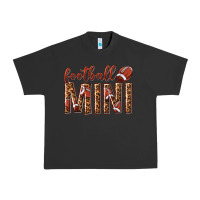 Pigment Black football mini with leopard Urban Heavy Tee - texasbilliewilder