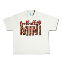 Pistachio football mini with leopard Urban Heavy Tee - texasbilliewilder