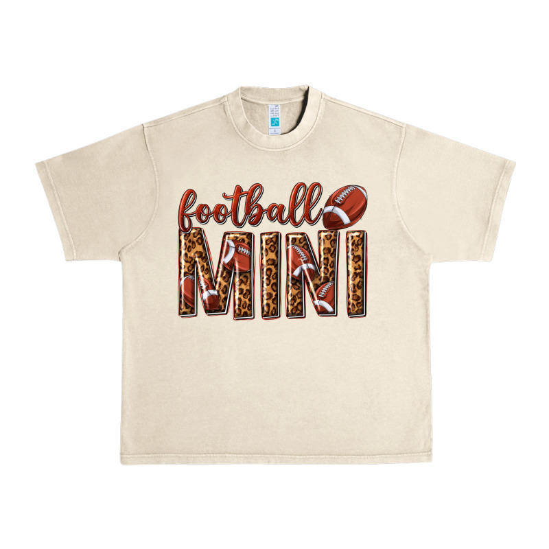Football Mini With Leopard Urban Heavy Tee by texasbilliewilder | Teevron