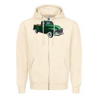 Sandshell western green truck right 34 view 1 Zipper Hoodie - FaDigitalArtStudio