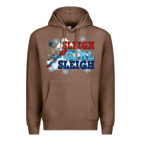 Chestnut winter sleigh girl sleigh Premium Hoodie - NancyCooperArtShop