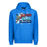 True Royal winter sleigh girl sleigh Premium Hoodie - NancyCooperArtShop