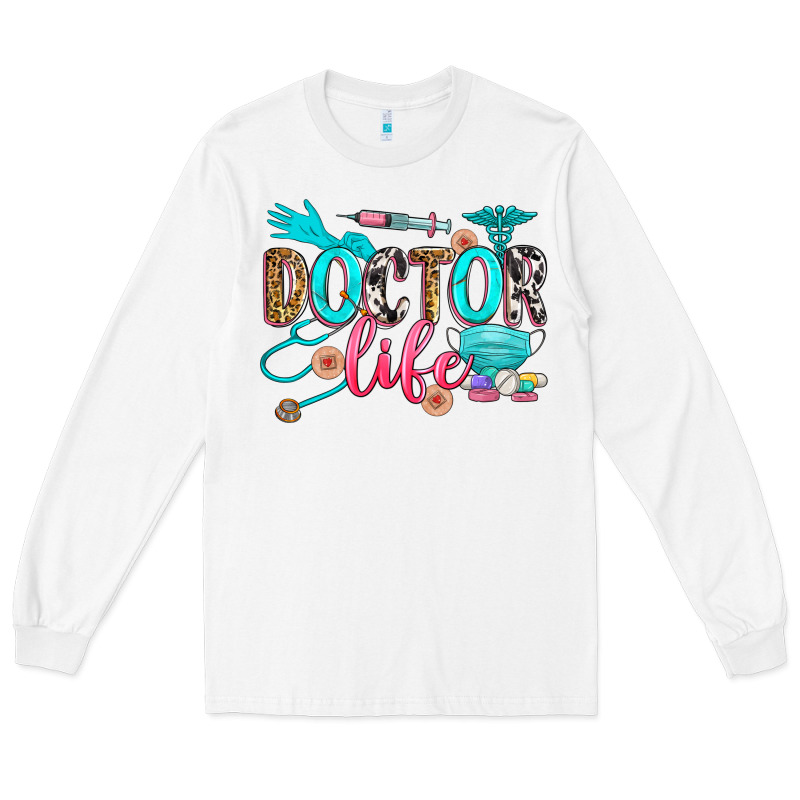 Doctor Life Long Sleeve Tee by Zillion Design Studio | Teevron