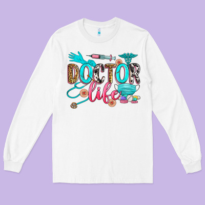 Doctor Life Long Sleeve Tee Designed By Zillion Design Studio