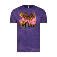Cloud Purple Self love pink afro nails Vintage Tee - RanaPortraitStore