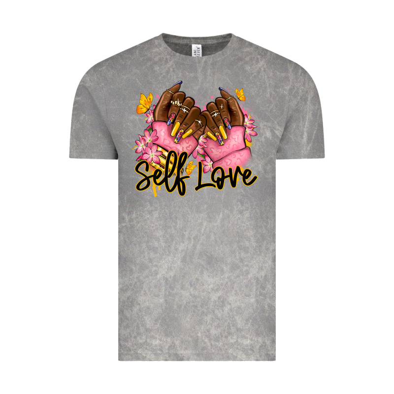 Self Love Pink Afro Nails Vintage Tee by RanaPortraitStore | Teevron