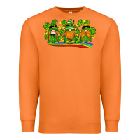 Carrot st patricks day gnomes shamrock gold rainbow Premium Sweatshirt - Artiststas