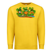 Lemon st patricks day gnomes shamrock gold rainbow Premium Sweatshirt - Artiststas