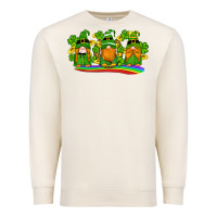 Sandshell st patricks day gnomes shamrock gold rainbow Premium Sweatshirt - Artiststas