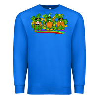 True Royal st patricks day gnomes shamrock gold rainbow Premium Sweatshirt - Artiststas