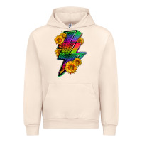 Sandshell LGBTQ+ Lightnin' Bolt With Sunflower Urban Hoodie - BundleAndBundleShop