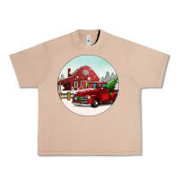 Burro Christmas farm Christmas Urban Heavy Tee - BarkalooDesign