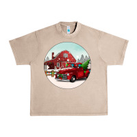 French Oak Christmas farm Christmas Urban Heavy Tee - BarkalooDesign