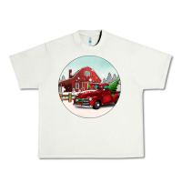 Pistachio Christmas farm Christmas Urban Heavy Tee - BarkalooDesign