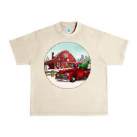 Sandshell Christmas farm Christmas Urban Heavy Tee - BarkalooDesign