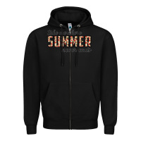 Black take me where summer never ends Zipper Hoodie - CowhideDigitalArt