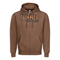 Chestnut take me where summer never ends Zipper Hoodie - CowhideDigitalArt
