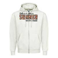 Take Me Where Summer Never Ends Zipper Hoodie | Teevron