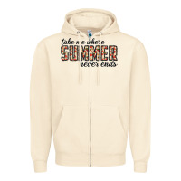 Sandshell take me where summer never ends Zipper Hoodie - CowhideDigitalArt