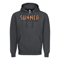 Smoke take me where summer never ends Zipper Hoodie - CowhideDigitalArt