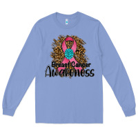 Colony Blue breast cancer awareness Long Sleeve Tee - RanaPortraitStore