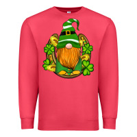 Cardinal st patricks day gnomes horseshoe shamrock gold Premium Sweatshirt - Artiststas