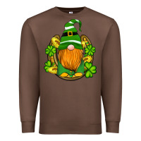 Chestnut st patricks day gnomes horseshoe shamrock gold Premium Sweatshirt - Artiststas