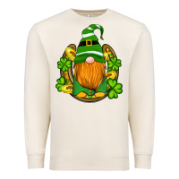Sandshell st patricks day gnomes horseshoe shamrock gold Premium Sweatshirt - Artiststas