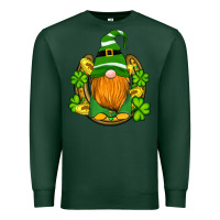Sports Green st patricks day gnomes horseshoe shamrock gold Premium Sweatshirt - Artiststas