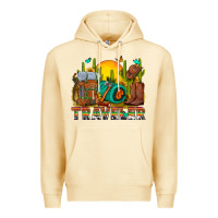 Pina Colada western traveler cowboy Premium Hoodie - NancyCooperArtShop