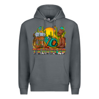 Rock western traveler cowboy Premium Hoodie - NancyCooperArtShop