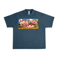 Midnight Navy Pig Farm Urban Heavy Tee - RanaPortraitStore