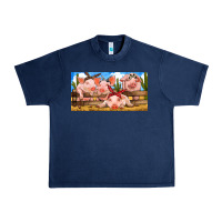 Navy Pig Farm Urban Heavy Tee - RanaPortraitStore