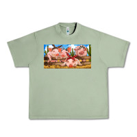 Oil Green Pig Farm Urban Heavy Tee - RanaPortraitStore