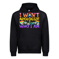 Black LGBTQ I Won't Apologize For Who I Am Urban Hoodie - BundleAndBundleShop