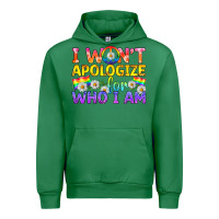Emerald LGBTQ I Won't Apologize For Who I Am Urban Hoodie - BundleAndBundleShop