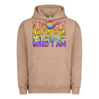 Pigment Burro LGBTQ I Won't Apologize For Who I Am Urban Hoodie - BundleAndBundleShop