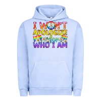 Pigment Grape Ice LGBTQ I Won't Apologize For Who I Am Urban Hoodie - BundleAndBundleShop