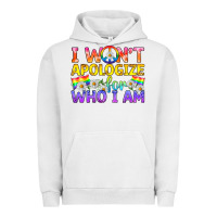 Pigment Lunar Rock LGBTQ I Won't Apologize For Who I Am Urban Hoodie - BundleAndBundleShop