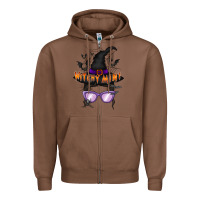 Chestnut witchy mini Zipper Hoodie - RacoonDesign
