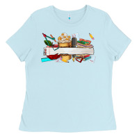 Baby Blue preview teachers name Ladies Tee - AdoDesignShop