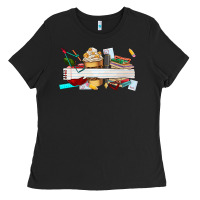Black preview teachers name Ladies Tee - AdoDesignShop