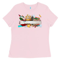 Bubblegum Pink preview teachers name Ladies Tee - AdoDesignShop